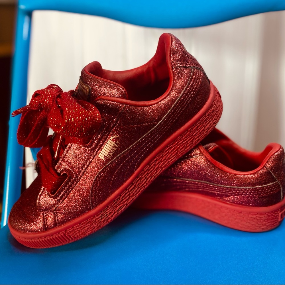 Glittery Red Puma